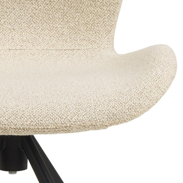 Krzesło obrotowe Batilda kremowe Monza 90 - ACTONA